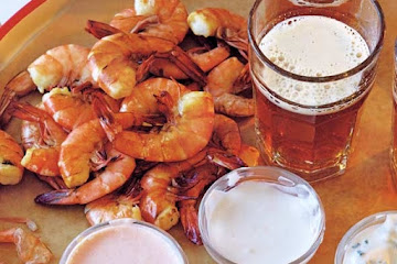 Shrimp with Three Dipping Sauces