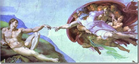 michelangelo Adam color