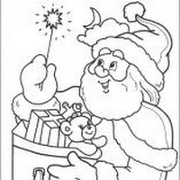 DIBUJOS SANTA CLAUS PARA PINTAR Y COLOREAR