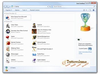 TuttoVolume: Windows 7: le nuove funzionalità di Game Explorer.