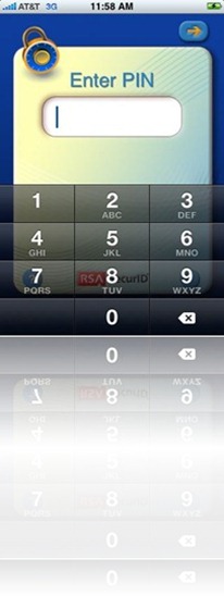 Off Topic : RSA token for the iPhone or iTouch