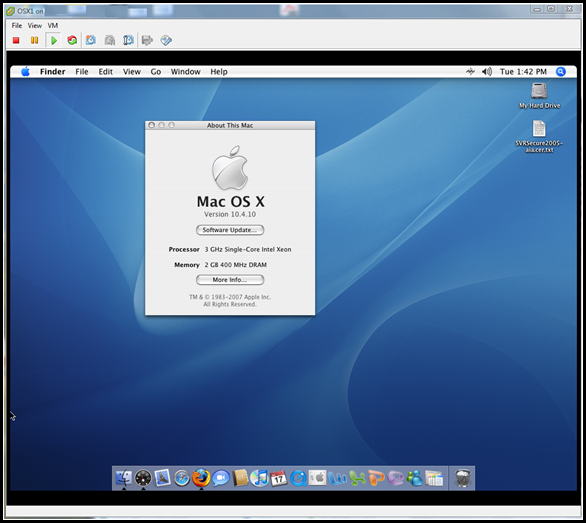 MAC OS on vSphere! Thanks to IDE support!