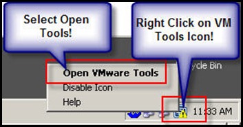 Upgrade VMware Tools