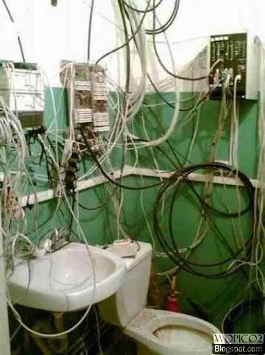 Wired Bathroom