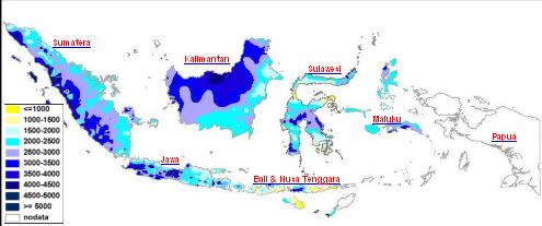 Data Iklim Peta Hujan Indonesia Gambar