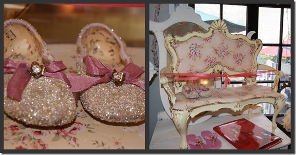 Tiny Glittered Shoes collage