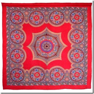 paisley panel quilt