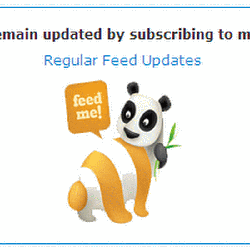 Add a Cool Feed Icon and Subscription Email Form To The Sidebar of Your blogs (l)