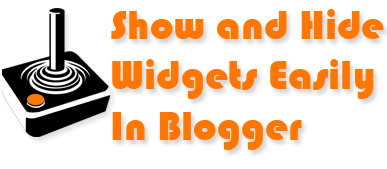show-hide-widgets in blogger