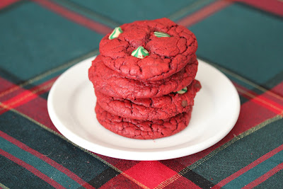 a stack of cookies on a white plate