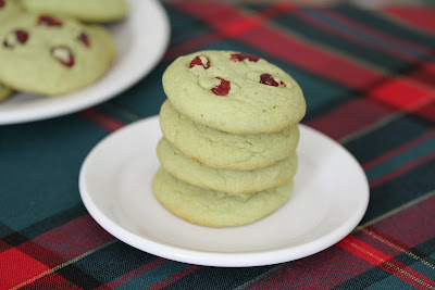 photo of a stack of Green Tea Sugar Cookies