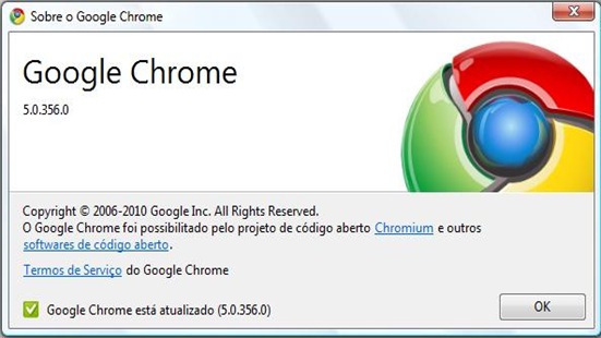 google chrome 5.0.356.0