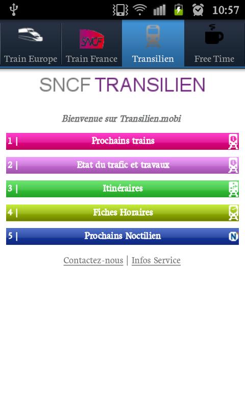 Train Europe and France Screen 3