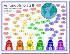 Astronauts to Earth Game {printable}