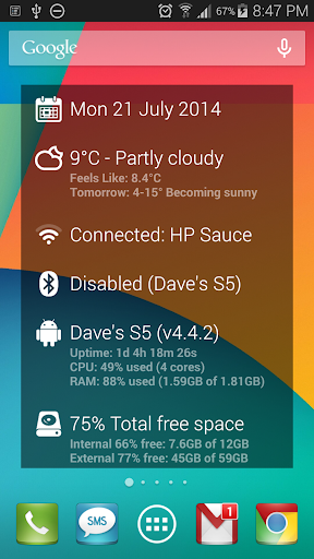 DashClock Wifi Extension