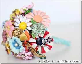 brooch_wedding_boquet strawberries and champagne