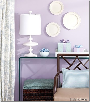 purple wall Style at home