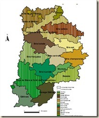 cartographie des régions agricoles 77