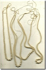 4 Strands Vintage Pearls