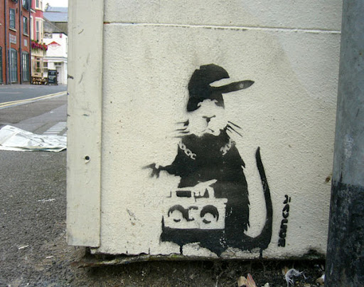 Rude Boy Rat banksy graffiti rat. Rude Boy Rat