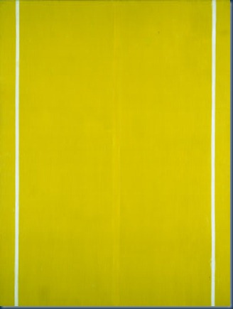 Pintura amarilla Barnett Newman 1949