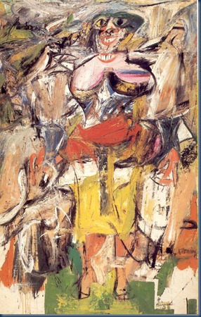 Willem de Kooning Woman and Bicycle 1952-1953