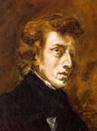 Frédéric Chopin by Eugene Delacroix