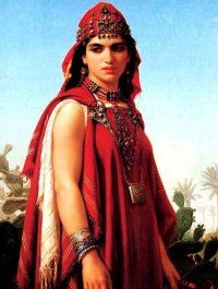 Berber Woman by Emile Vernet-Lecomte