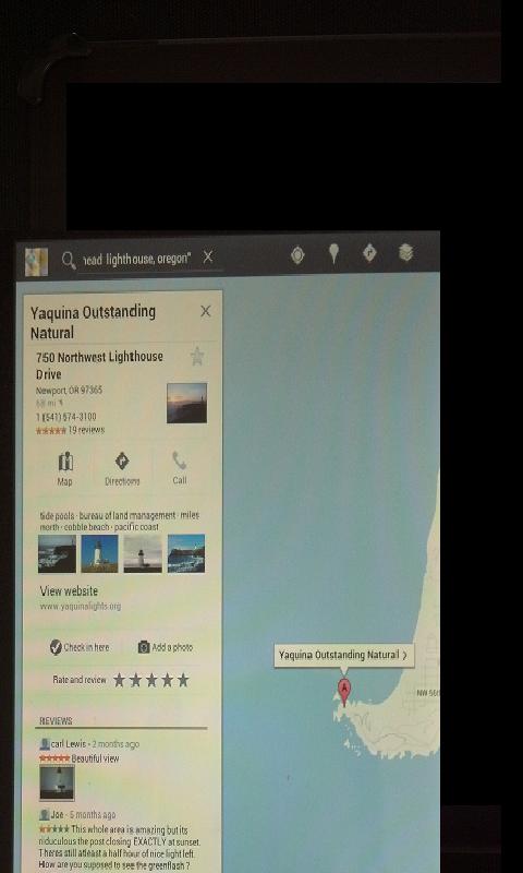Oregon Coast Travel Guide Screen 2