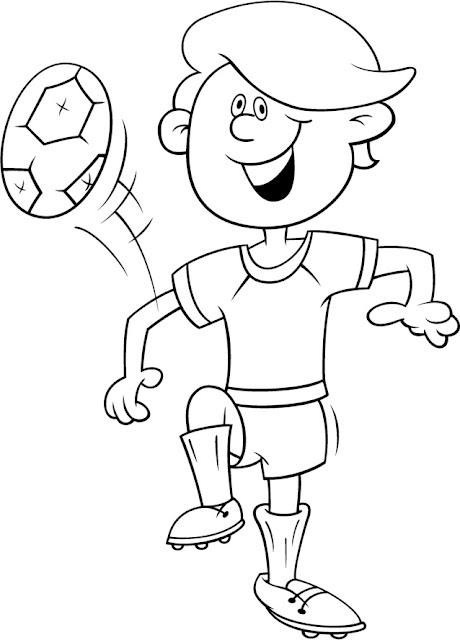 LOS NIÑOS Y EL DEPORTE FICHAS PARA PINTAR