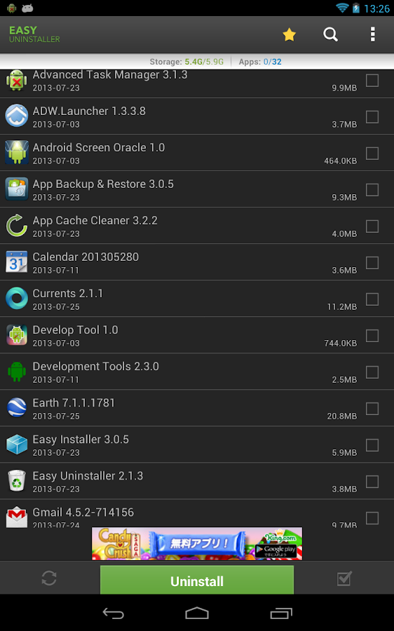   Easy Uninstaller App Uninstall- screenshot  