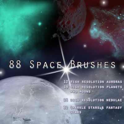 space photoshop brushes