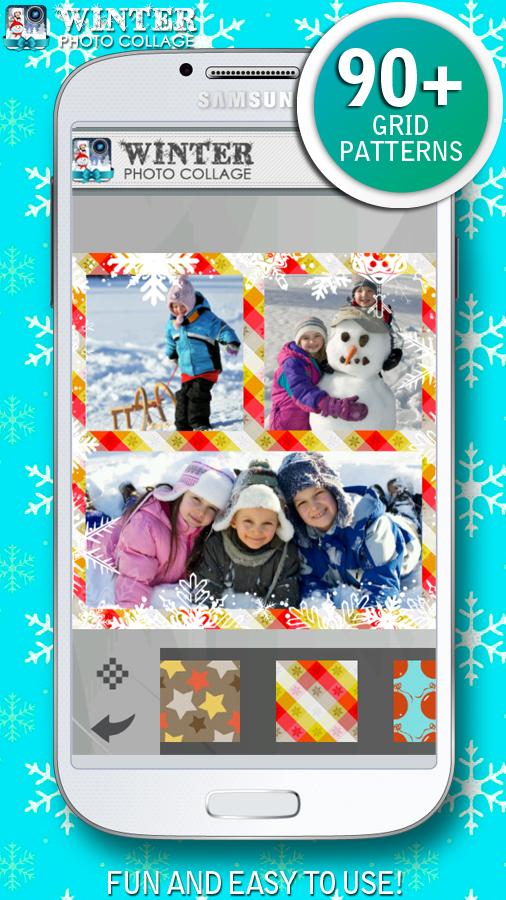 Winter Photo Collage Editor Screen 3