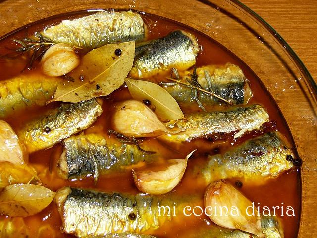 Sardinas en escabeche (Сардины в маринаде)