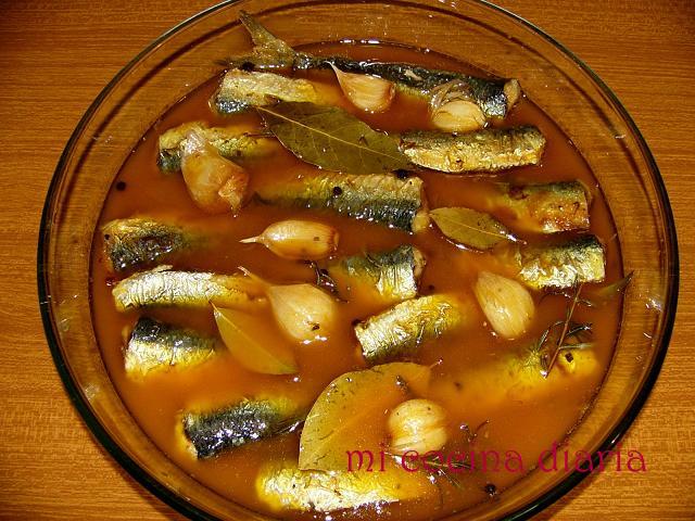 Sardinas en escabeche (Сардины в маринаде)