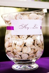 wedding cookie bar set up