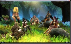 Prius Online / Anima Online - races and classes screen.