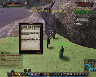 Vanguard: Saga of Heroes, Isle of Dawn Quest: Artisan’s Saga: Ulvari Investigation (Crafting) 