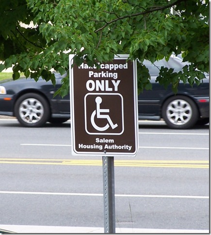 Morency Manor Parking sign