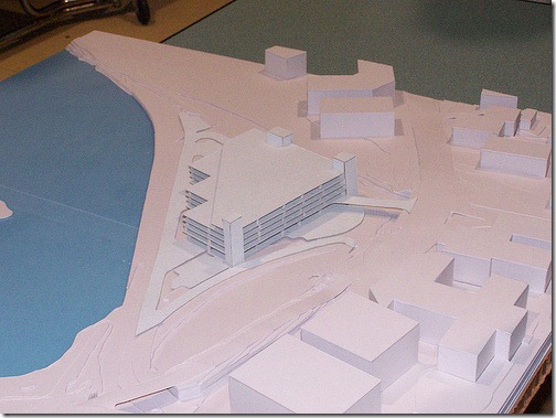 Model of proposed Salem Depot garage