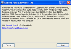 Remove Fake Antivirus 1.36