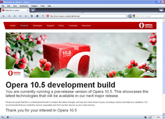 Opera 10.5 pre-alpha