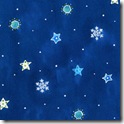 Winter Joy - Small Snowflakes/Stars Blue #221-1