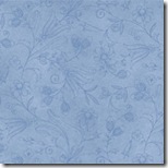 Tiny Tailors - Floral Tonal on Blue #21016-B