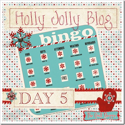 Holly Jolly Blog Bingo - Day 5