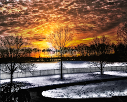 There's a chill in the air. by Doreen Rutherford - City,  Street & Park Neighborhoods