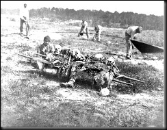 Burying the Union dead at Cold Harbor