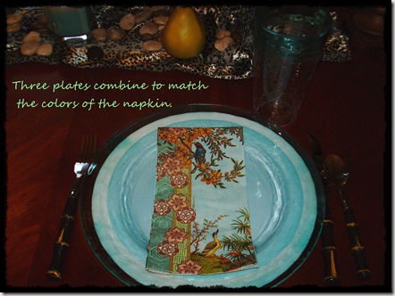 plate and napkin