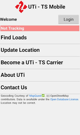 UTi Distribution Carrier App
