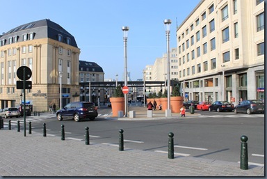 ブリュッセル中央駅前